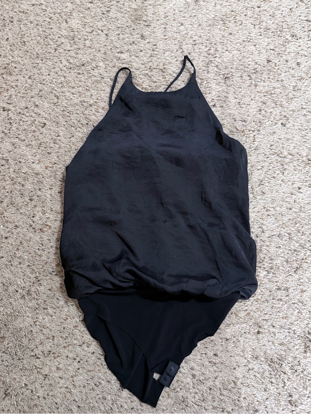 Chic Satin Bodysuit Top - Elegant & Versatile